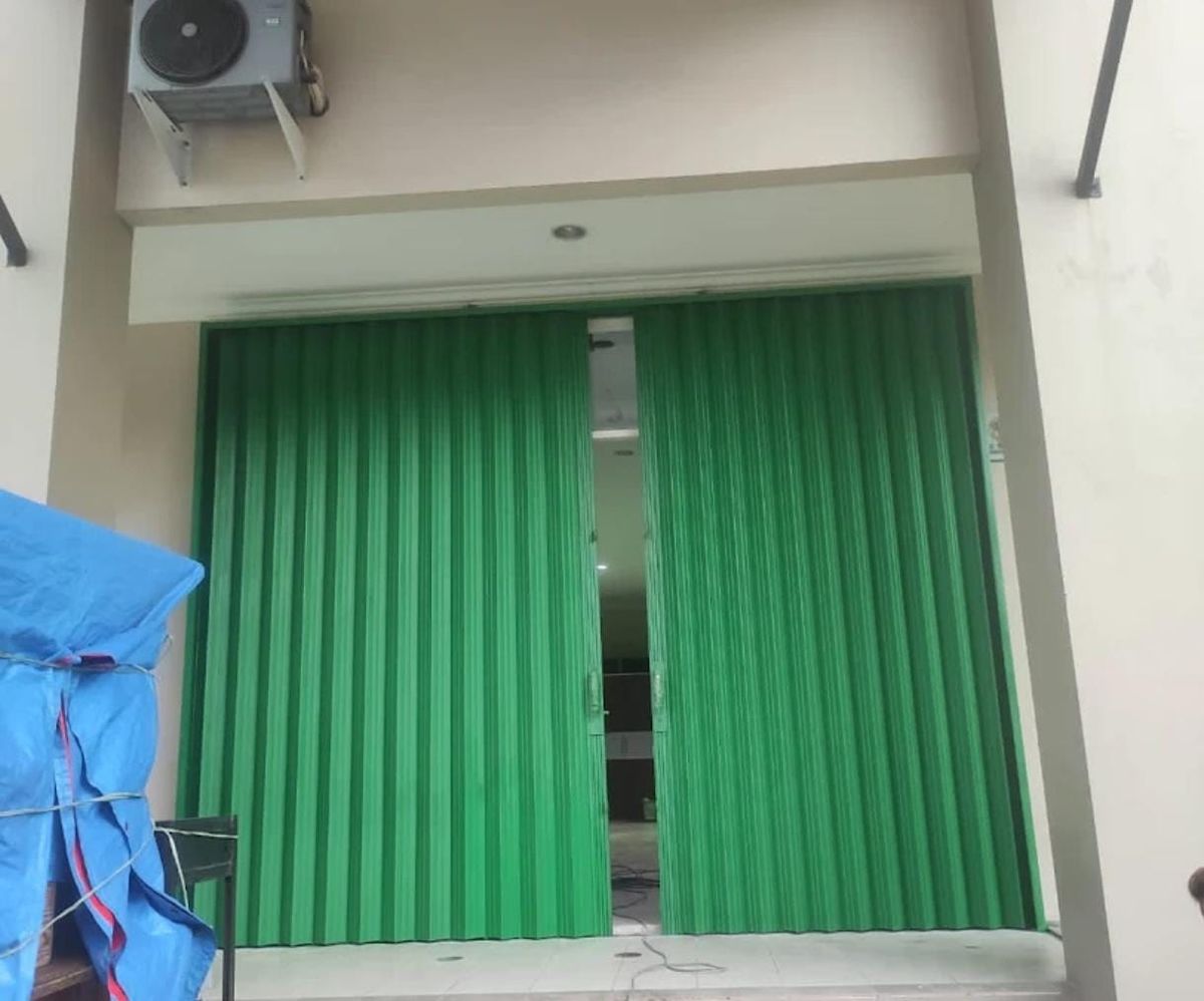 Perforated Aluminium Door